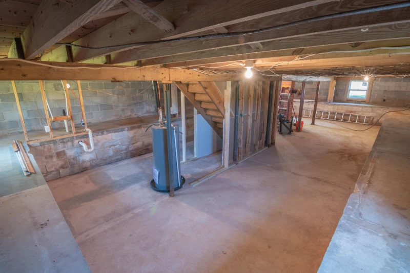 A basement that is sealed and ventilated properly.