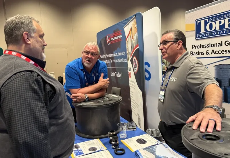 Basement vendors and contractors learn about the BHA at one of our annual trade show events