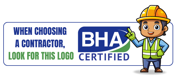 BHA When choosing a contractor, look for this logo.